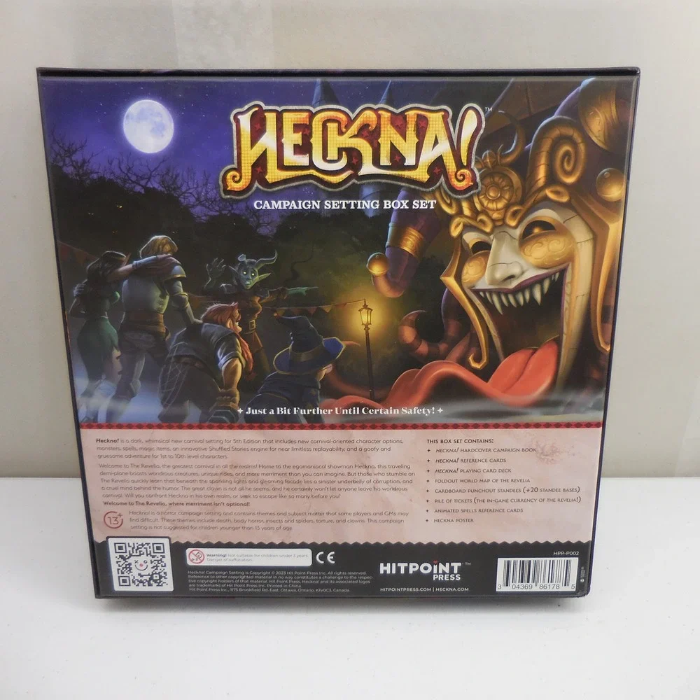 Heckna Campaign Setting Box Set 5E Dungeons & Dragons Hit Point Press Horror RPG